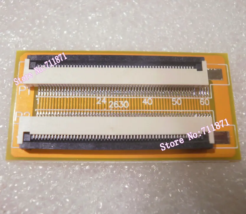 0.5 passo 54pin flessibile cavo piatto adattatore di estensione 54P FFC FPC TTL connettore di estensione giunto 54P FPC FFC cavo linea allungare