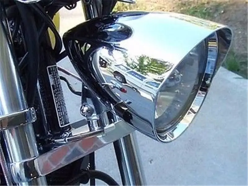 Motorbike Bottom Mount Headlight Bracket Adapter Cruiser Chopper XL Touring FL