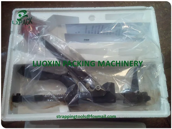LX-PACK العلامة التجارية دليل التوتير و ختم التطبيق الموتر وسداده ل الصلب حزام مع ختم شقة جولة غير النظامية سطح