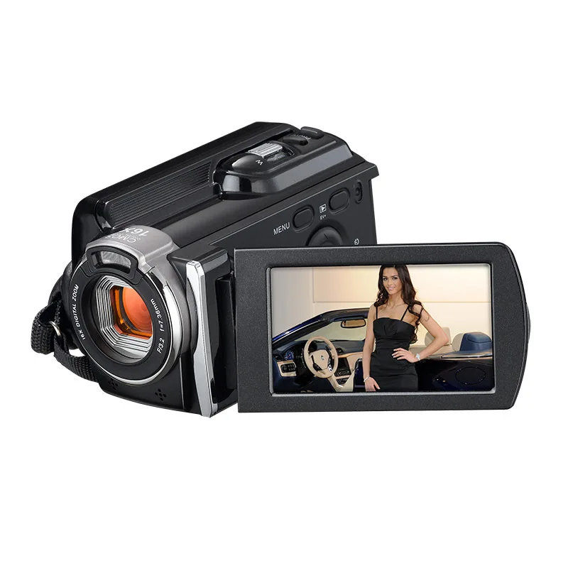 16Mp max 1080P Full HD Digital Video Camera with 16x Digital Zoom High Capacity Lithium Battery and 3inch Big Screen