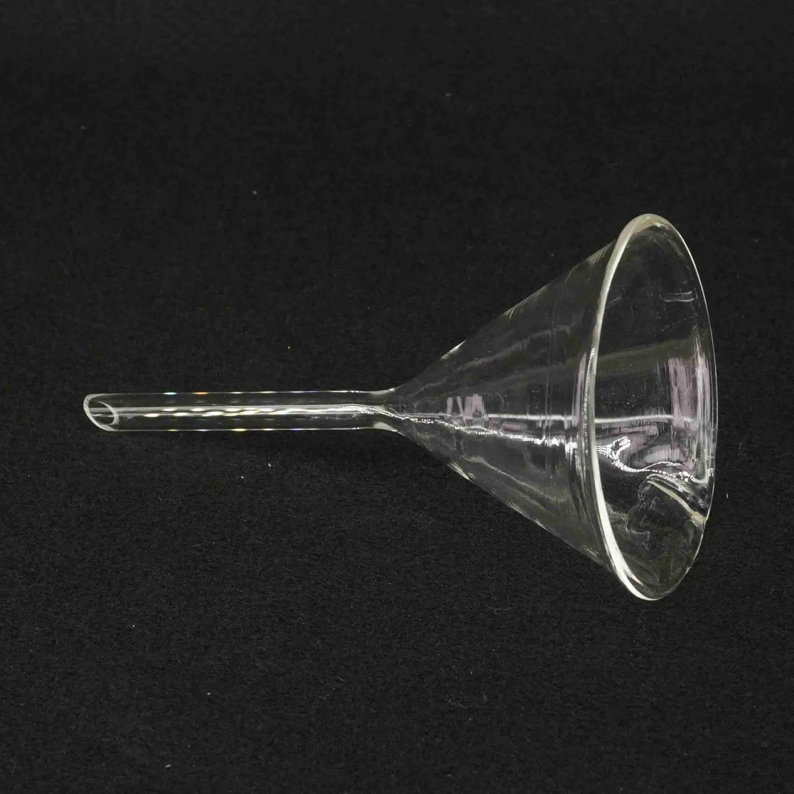 75mm Miniature Lab Glass Funnel Borosilicate Glassware Triangle Funnel