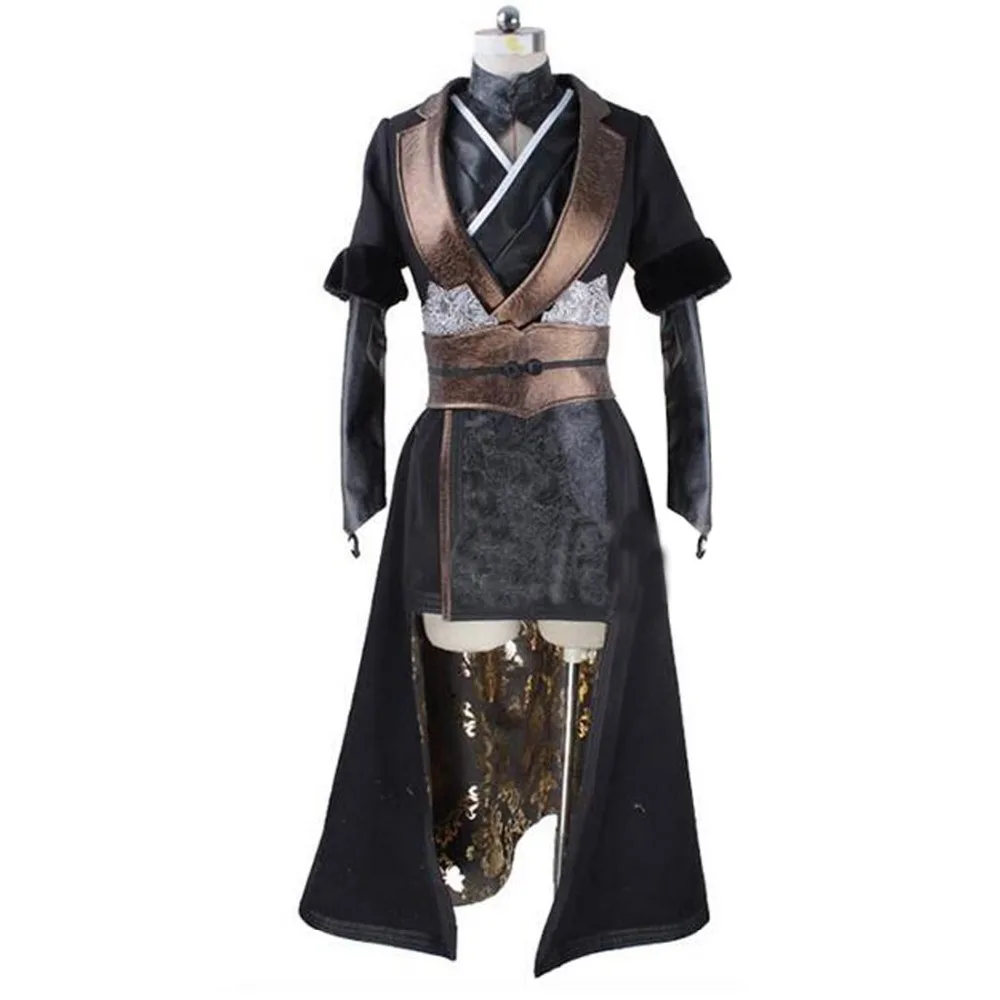 2017 Final Fantasy XV Gentiana Cosplay Costume FF15 Women Dress Halloween Suit Custom Made Full Set