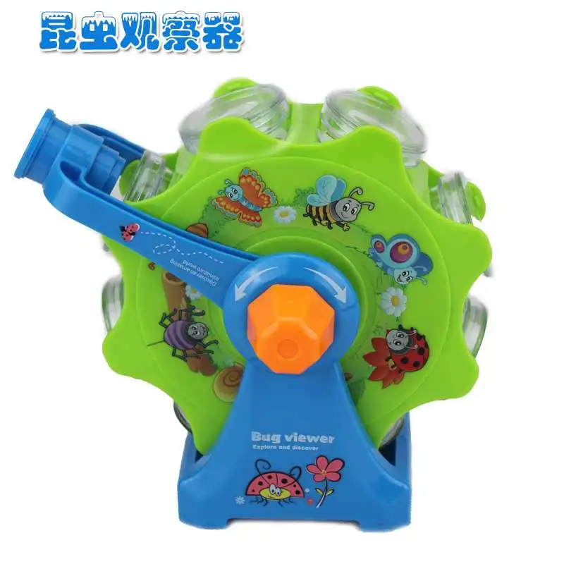 

Rotating Insect Box Viewer Magnifying Lens Children Science Exploration Toy Biological Kindergarten And Education Gift Unisex