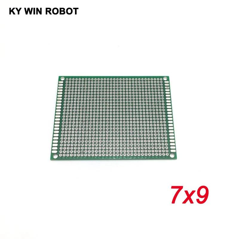 1pcs 7x9cm 70x90mm Double Side Prototype PCB Universal Printed Circuit Board Protoboard For Arduino