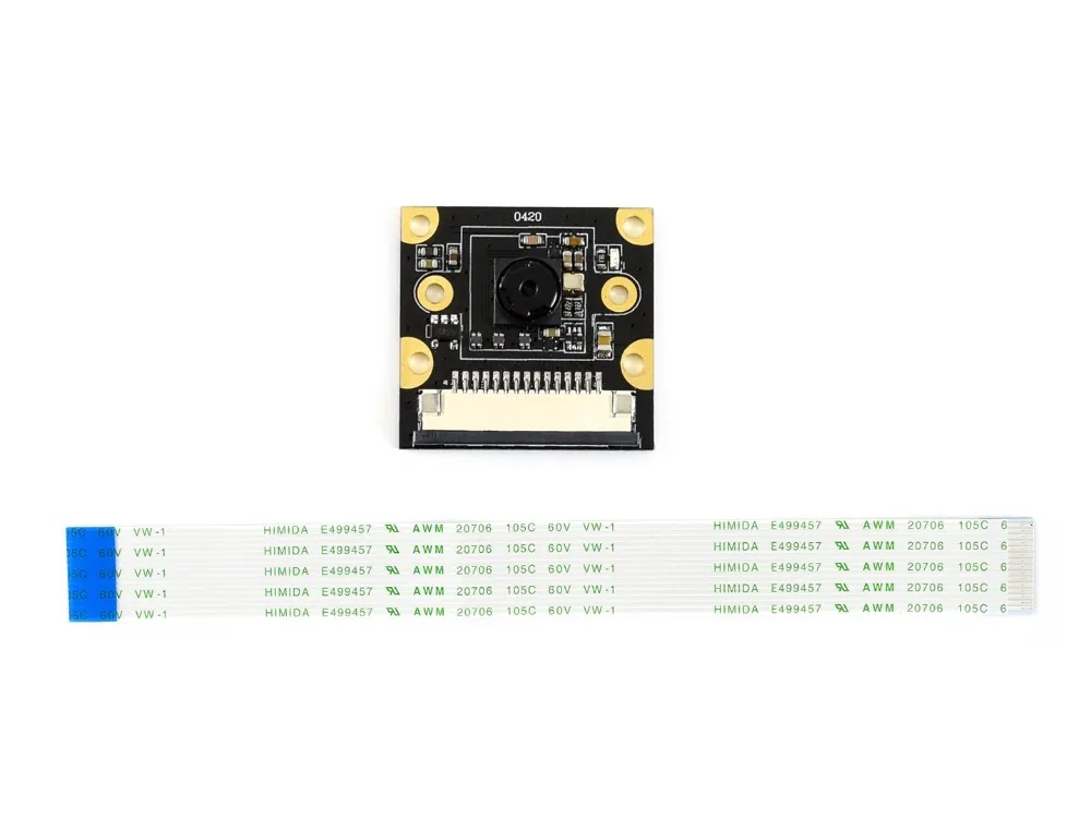 

IMX219-77 Camera, 8 Megapixels IMX219 Sensor 79.3 Degree Angle of View,Support Raspberry Pi,CM3/3+/4,Jetson Nano,Jetson Xavier