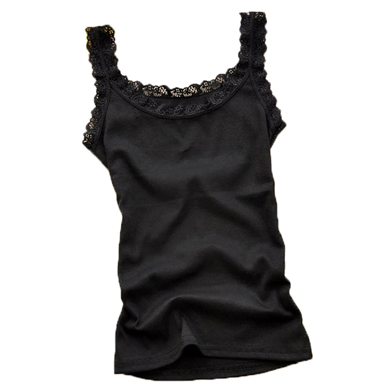 Women Sexy Tank Top Sleeveless Crochet Top Comfortable Slim Shirt Womens Tops Lace Tank Tops U Neck Camisetas
