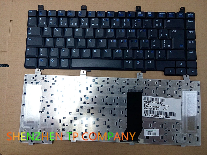 

Brand New Keyboard forHP HP ZE2000 ZE2100 ZE2200 DV5000 ZE5000 DV5200 BR VERSION Brazil laptop keyboard