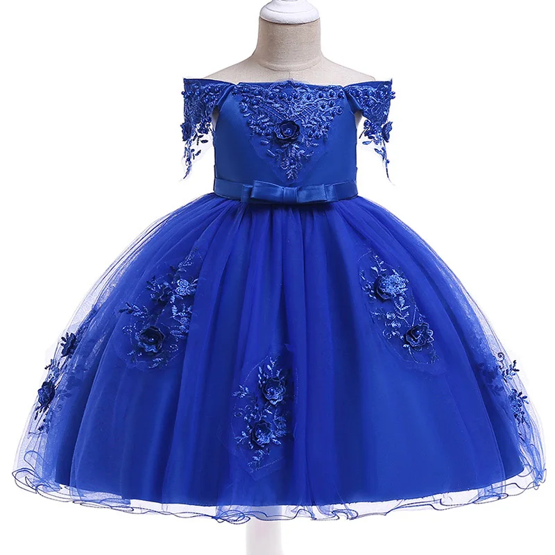 First Communion Dress Summer Flower Girl Dresses For Weddings Birthday Kids Girl Clothes Children Clothing Baby Costume