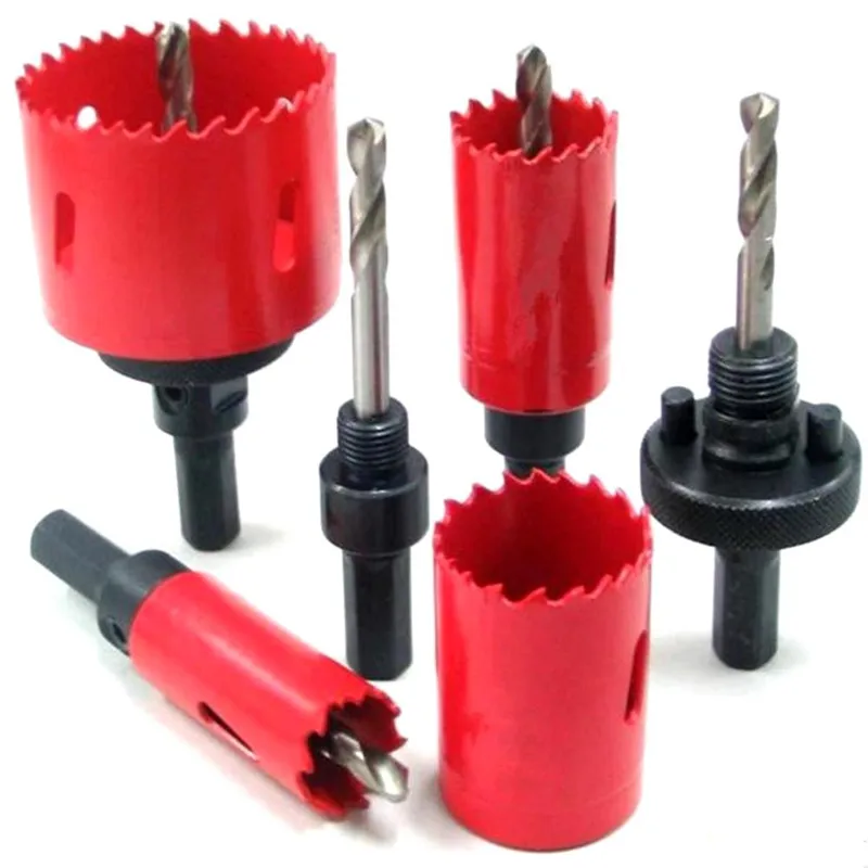 17mm-45mm Professional M42 Bimetallic HSS Drilling Hole Saw Cutter Drill Bit Set  for Woodworking DIY Wood Cutter Drill Bit