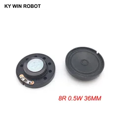 2pcs/lot New Ultra-thin speaker Doorbell horn Toy-car horn 8 ohms 0.5 watt 0.5W 8R speaker Diameter 36MM 3.6CM thickness 9MM