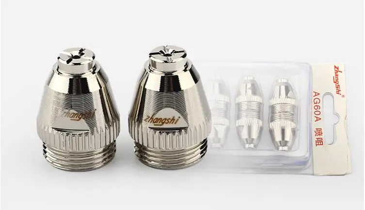 Zhang's AG60 electrode nozzle hafnium wire air plasma cutting machine accessories SG55 cutting nozzle cutting nozzle