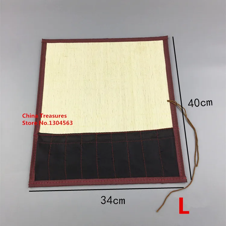 Chinesischer Pinsels tift halter Bambus bürsten rolle