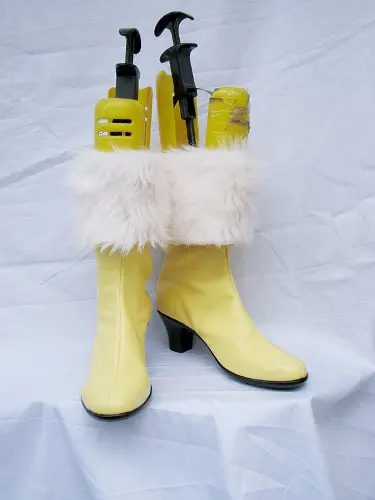 FF13 Oerba Dia Vanille Boots Cosplay Final Fantasy XIII Oerba Dia Vanille Cosplay Boots Yellow Shoes Custom Made