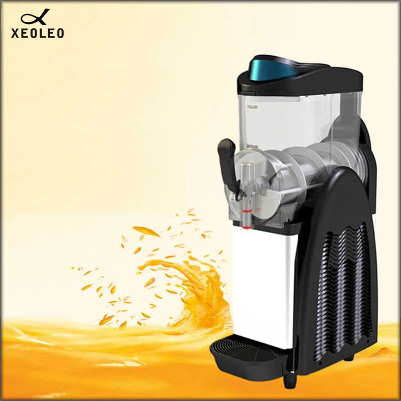 

XEOLEO Single Tank Slush Machine 12L Commercial Smoothie Maker Stainless Steel Granita Machine Fully-automatic Slushy Machine