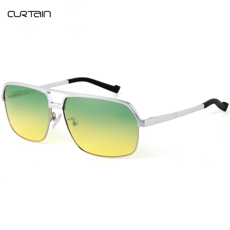 

New men's anti-uv polarized sunglasses aluminum magnesium alloy fashion day and night glasses sports driving sunglasses