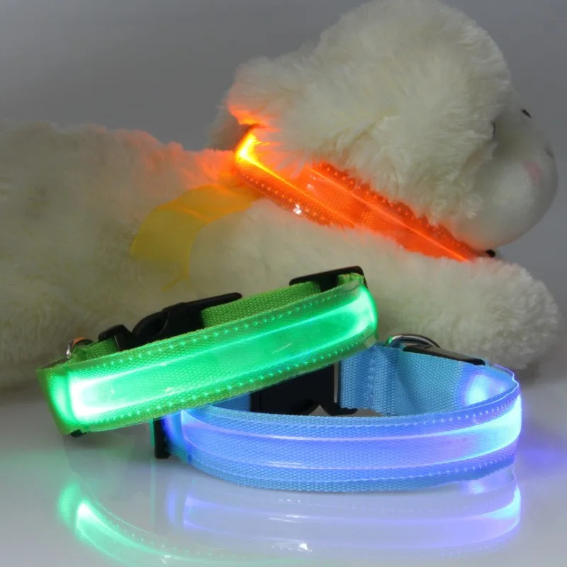 Nylon Band Transparent LED Flashing Arm Band Wrist Strap Armband for Outdoor Night Activity Safety Party