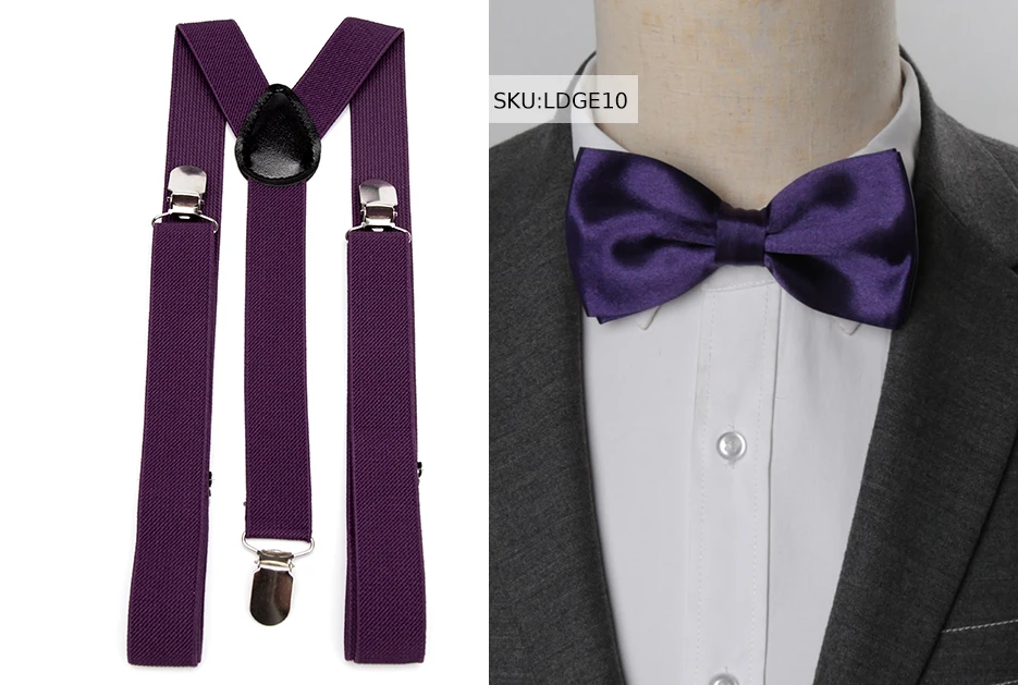 Hosenträger Fliege Set Männer Mode Suspensorio für Mann Junge Frauen Bowtie Hosenträger Hosen Tirantes Hochzeit Freizeit Hemd Bleibt – Detail 9