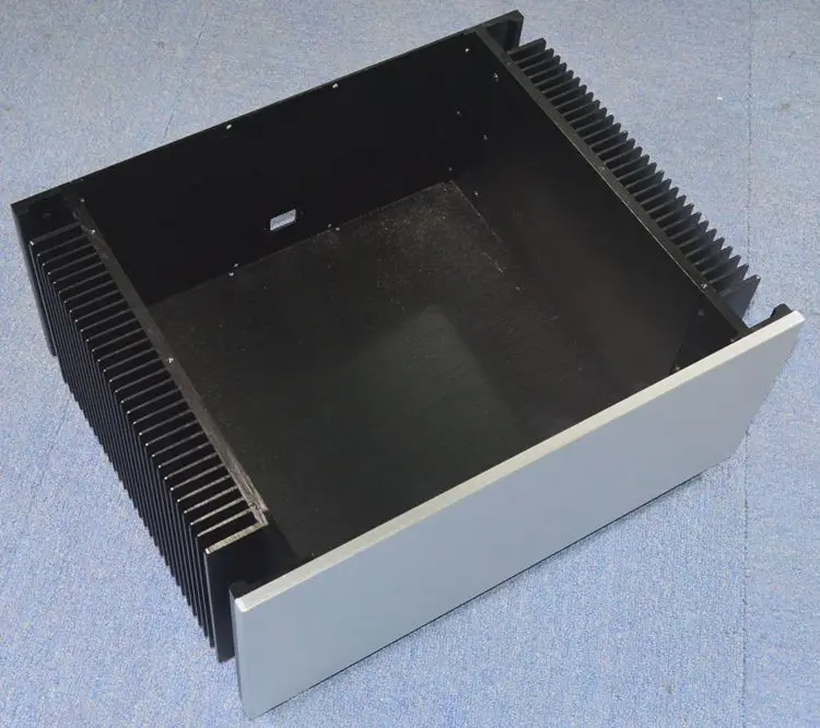WA142 Aluminum case Power amplifier chassis class A box size 390*485*210mm