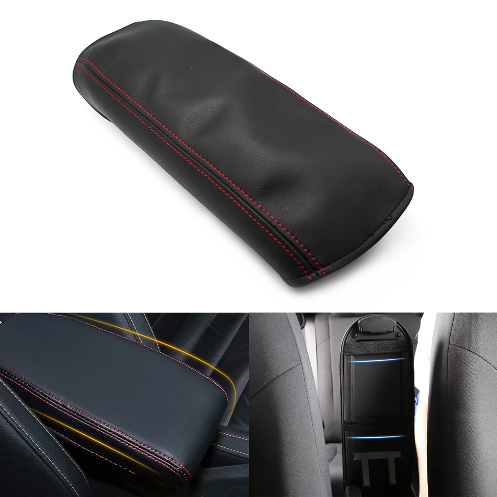 Microfiber Leather Car styling Center Console Lid Armrest Box Cover For Honda Civic 8th Gen 2006 2007 2008 2009 2010 2011 sedan