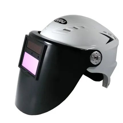 Automatic dimming mask helmet type welding mask argon arc welding gas shielded welding helmet solar welding cap