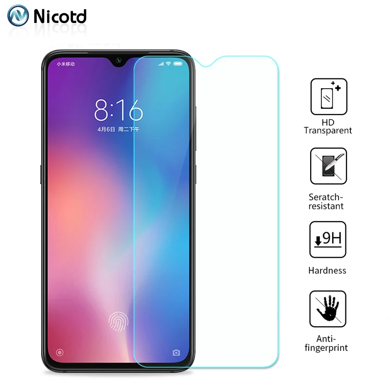 

Protective Glass For Xiaomi Mi 9 8 Pocophone F1 Screen Protector HD Glass tempered Film For Redmi 6 Pro 6A Note 5 Mi A1 A2 Lite