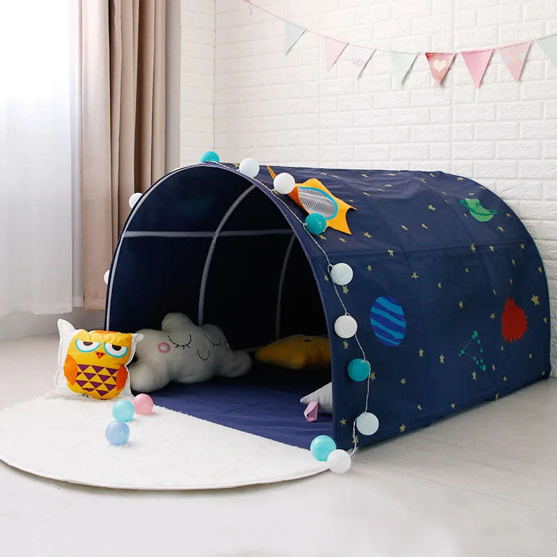 Children's Play Tent Beach Castle Indoor Outdoor Toy Game House Princess Baby Folding Camping Portable Tipi House Dropshipping