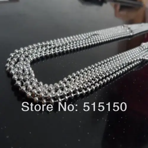 

Wholesale 10 meters 3.2mm width Ball Chain Jewelry Finding Stainless Steel , DIY Necklace Bracelet