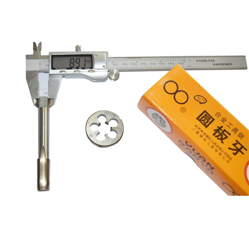 1 sztuka M14 * 1.25mm kranu i 1 sztuka M14 * 1.25mm Die , M14 standardowe metryczne maszyny używane kranu i die