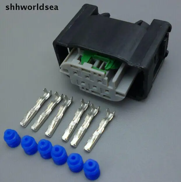 

shhworldsea 5Sets 6 PIN 6P Car throttle sensor plugs for BMW with auto Waterproof Electrical connector Socket terminal block