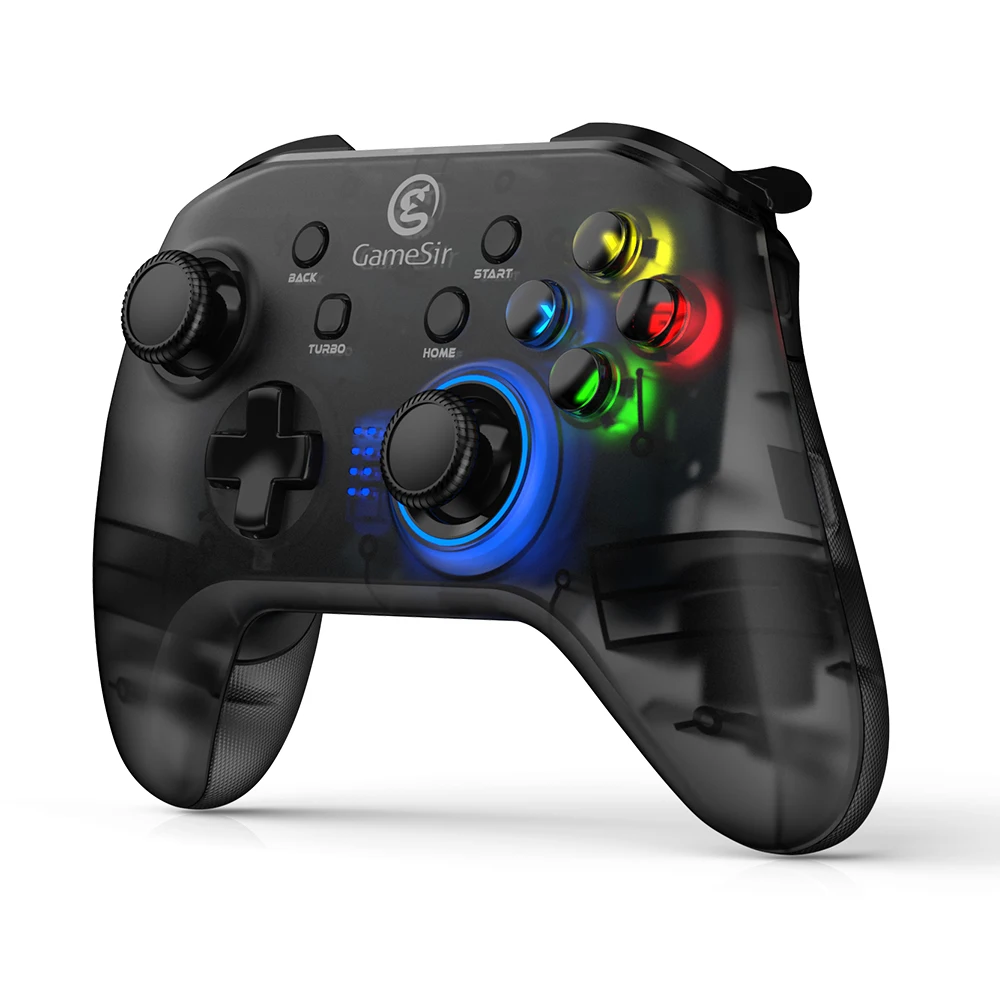 GameSir T4 Pro bezprzewodowy kontroler z bluetoothem Gamepad z 6-axis Gyro, ma zastosowanie dla Nintendo przełącznik Android iOS systemu macOS komputer z systemem Windows
