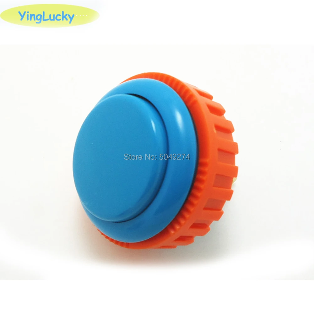 6pcs Sanwa Push Button OBSN Arcade Game Machine Parts 30mm 24mm Size for Arcade Button