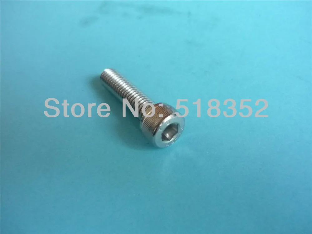 

M3 x 40mm DOUBLE SHENG 304 Stainless Steel Screw with Cylinder Head Inner Hexagon for EDM Machine Accessaries