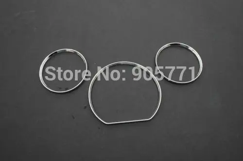 

High Quality Chrome Dashboard Gauge Ring Bezel Dial Ring Set for Mercedes Benz W210 00-02 Free Shipping