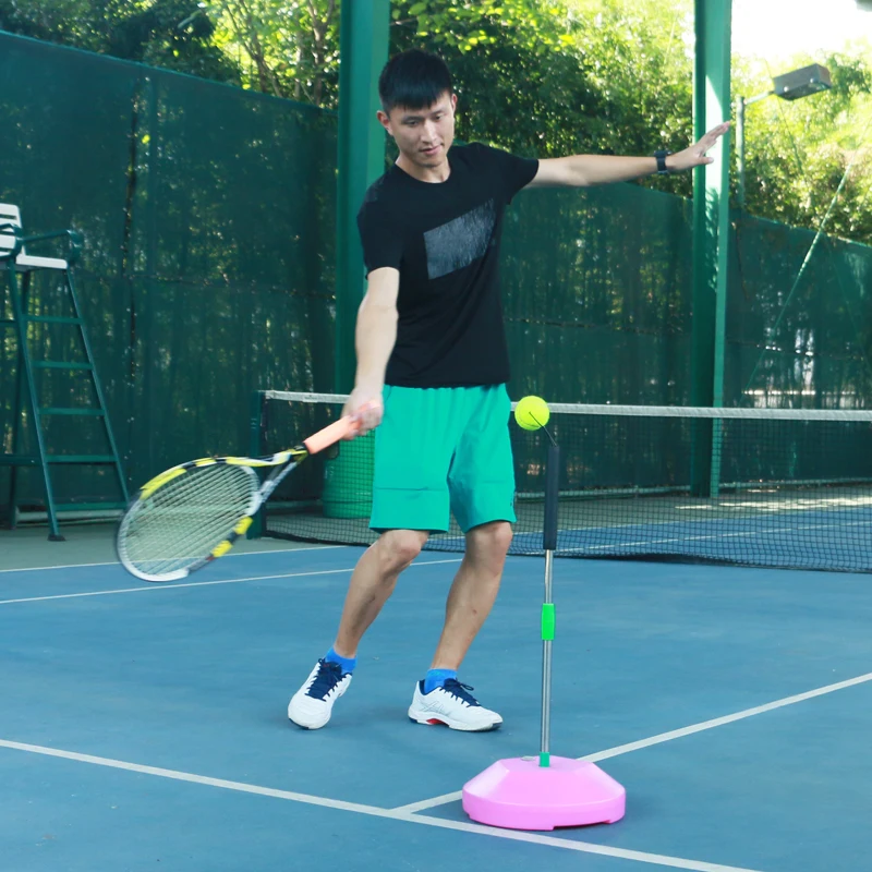 Portable Tennis beginner Practice Hit Tool Tennis Trainer Professional Machine Self-study Accessory Swing Training gear B81503