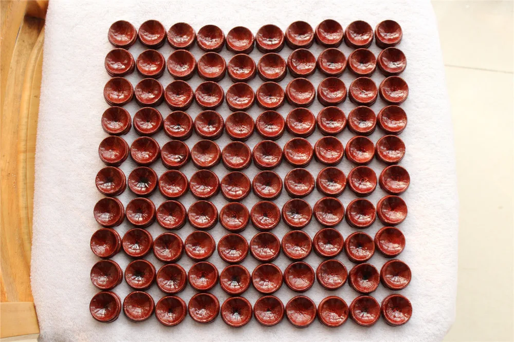 Top 100Pcs red wood stand painting pedestal holding crystal ball