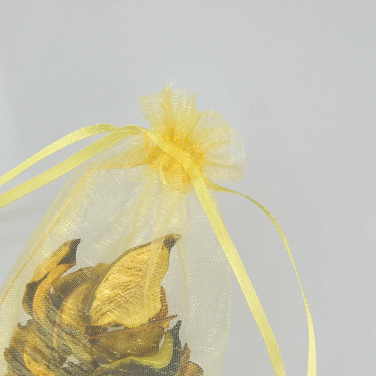 Wholesale 100pcs/Lot Gold Organza Bags 30x40cm Wedding Favor Jewelry Boutique Gifts Packaging Bag Big Drawstring Gift Bag