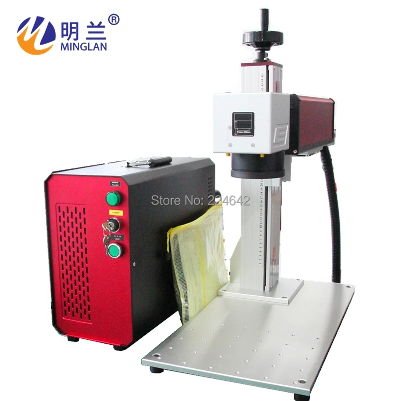 Economy Price 20W 30W 50W Fiber Laser Marking Machine For Metal