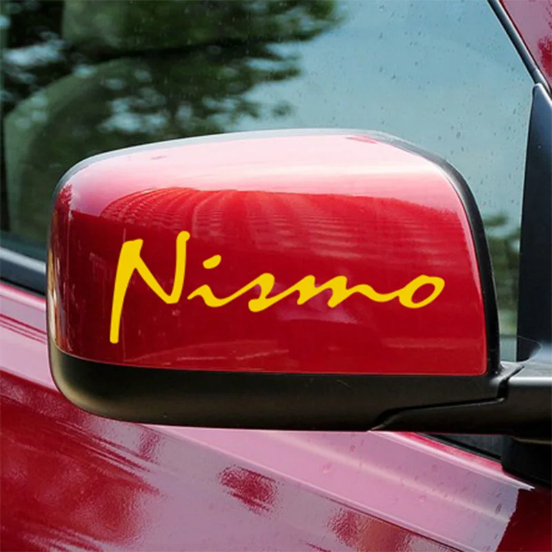 

10 Pairs Customization NISMO On Car Rearview Mirror Car-Styling For NISSAN QASHQAI JUKE X-TRAIL TIIDA ALMERA NOTE PRIMERA MARCH