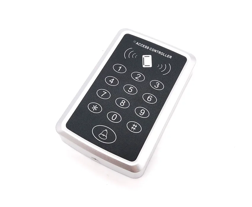 125Khz 12V DC RFID Door Reader Mini Keypad Proximity ID Access Control System EM4100/TK4100 Card Access Control Door Opener