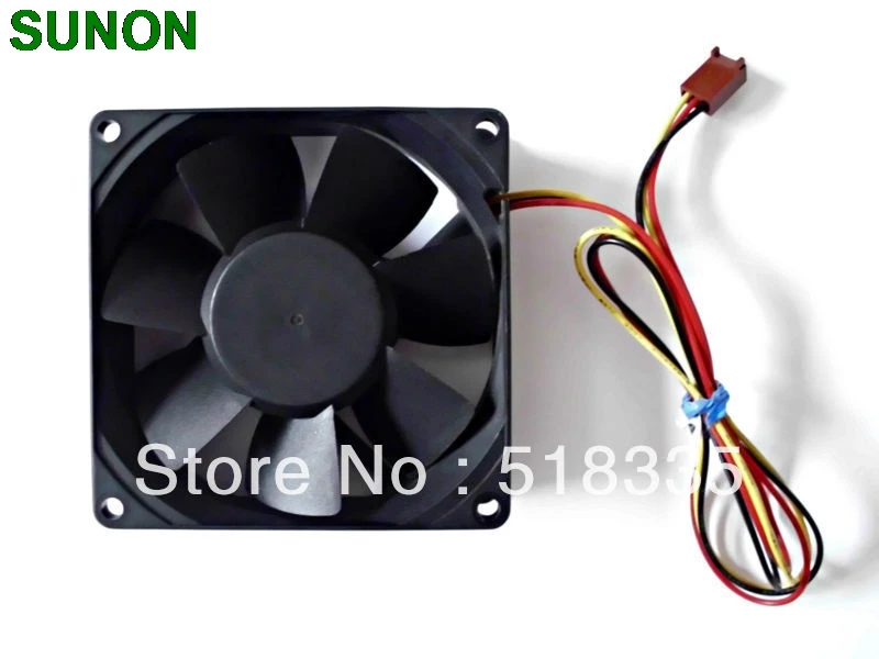 

For Sunon KD1208PTS2 8CM 8*8*2.5CM 8025 80x80x25mm 12V 0.19A 3 Pin Fan