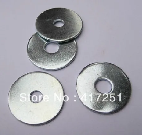 Pack of 100 Zinc Plated Steel Metric Flat Fender Washers M3 x 10 x 0.8mm