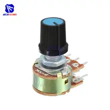 5 Pack Rotary Potentiometers 1K to 500K Ohm #6