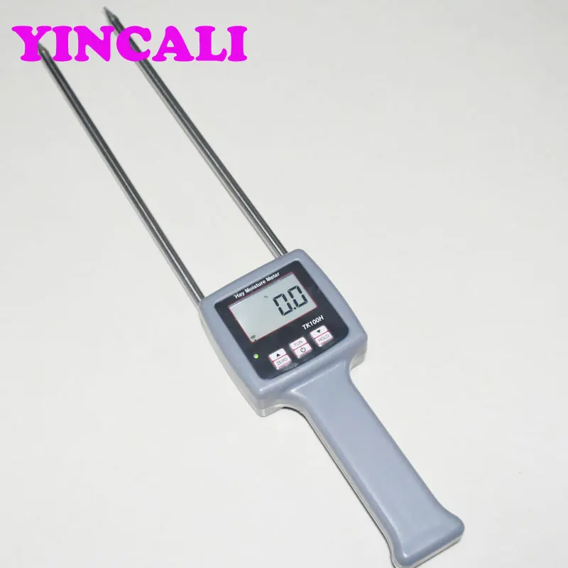 Тестер влажности сена TK100H для диапазона измерения соломы зерновых 0-80% (CD00) Высококачественный портативный анализатор влажности Тестер влажности сена TK100H для диапазона измерения соломы зерновых 0-80% (CD00) Высококачественный портативный анализатор влажности