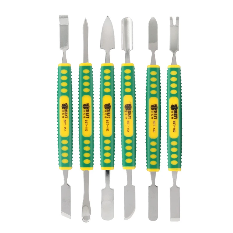 6Pcs/Set Dual Ends Metal Spudger Set Phone Tablet Prying Scraper Opening Tools for iPhone iPad Samsung Repair Tool Kit