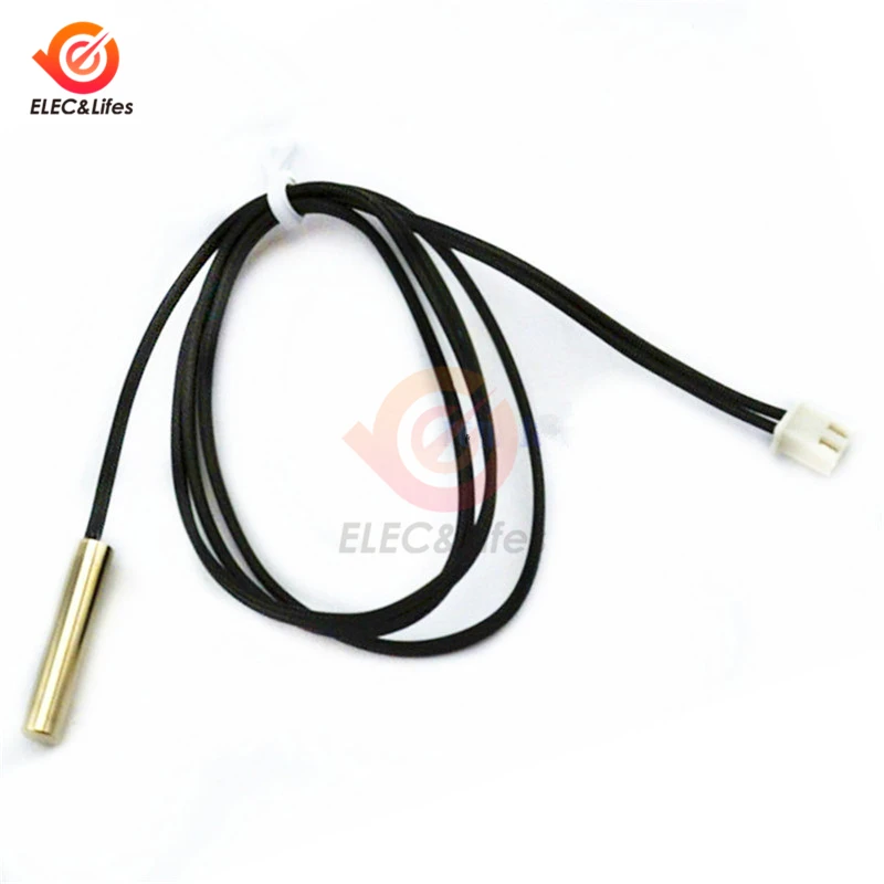 NTC Thermistor Accuracy Temperature Sensor 1% NTC 3950 10K Waterproof Probe wire Cable Length 1M 30CM