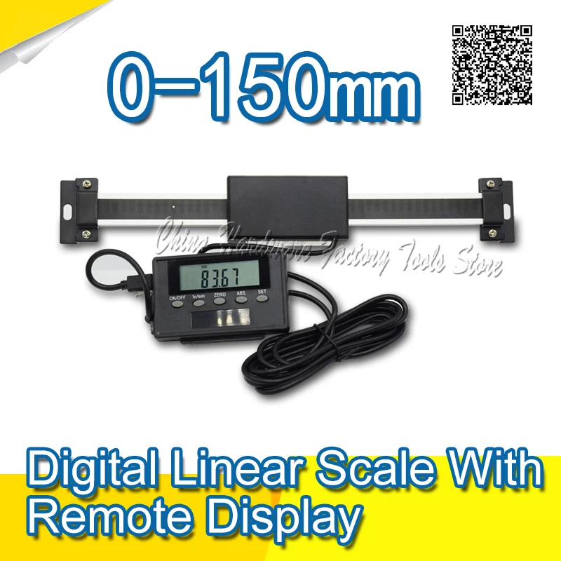 0-150mm Readout Digital Linear Scale with Remote Display External Display High Accuracy Measuring Tool