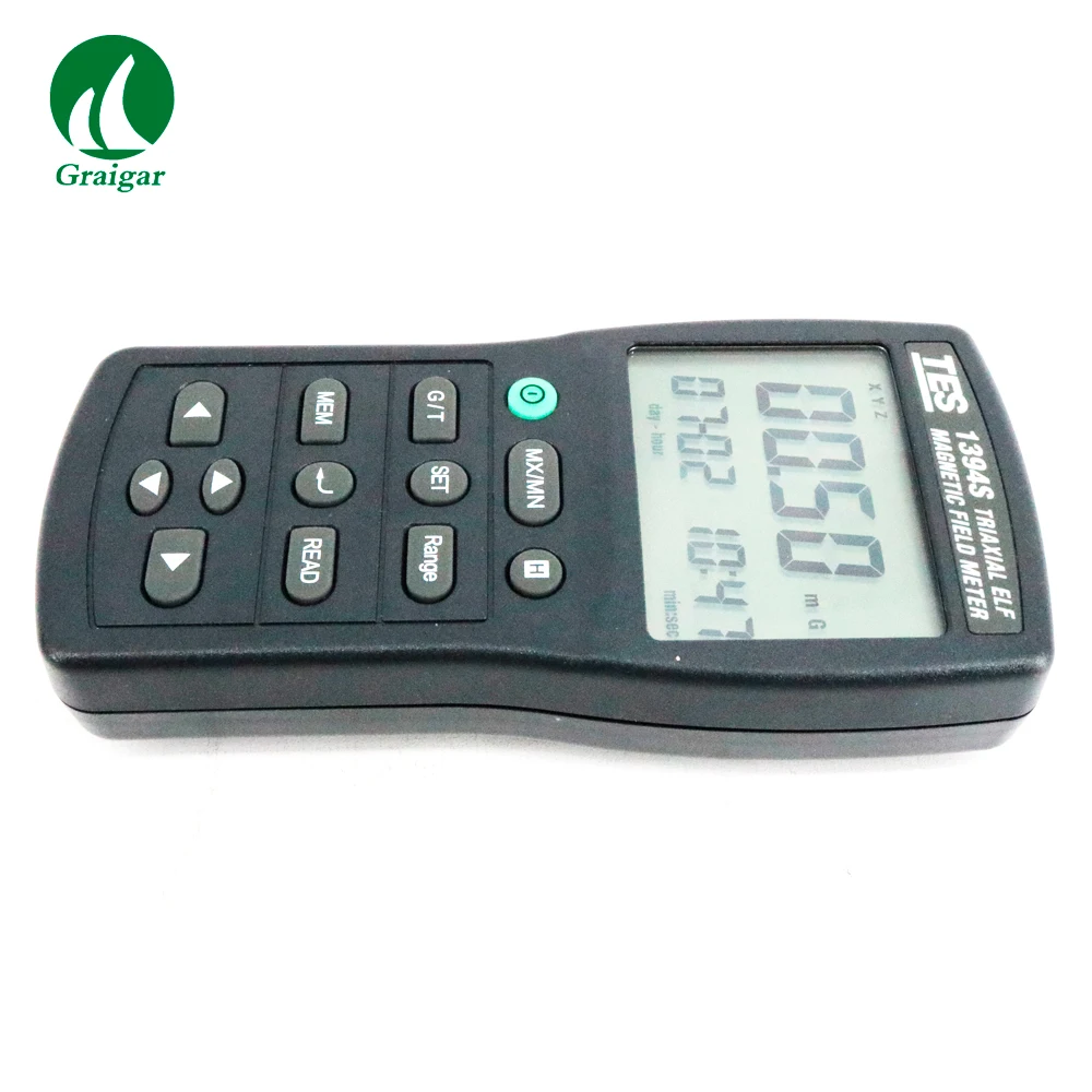 Emf Meter TES-1394S Met (Usb & 4Gb Sd-kaart) bijgewerkte Versie Van TES-1394 Hand-Held Emf Tester Elektromagnetische Veld Tester