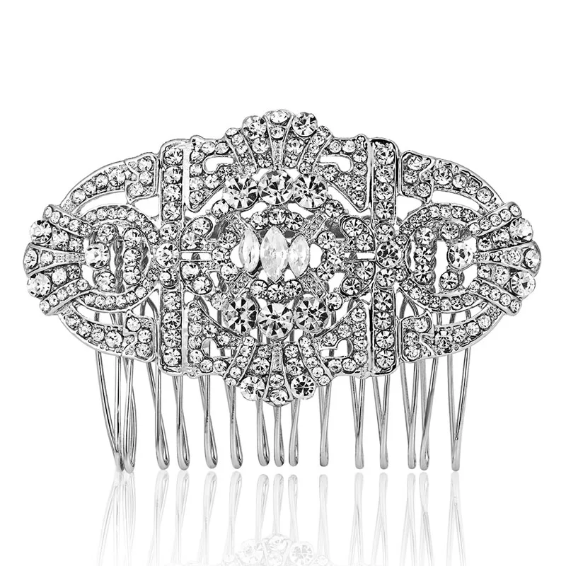 2017 New Arrival Hair Combs Accessories Women Hairpins Tiara Rhinestone Crystal Head Jewelry for Gifts Wedding hair Combs Bijoux
