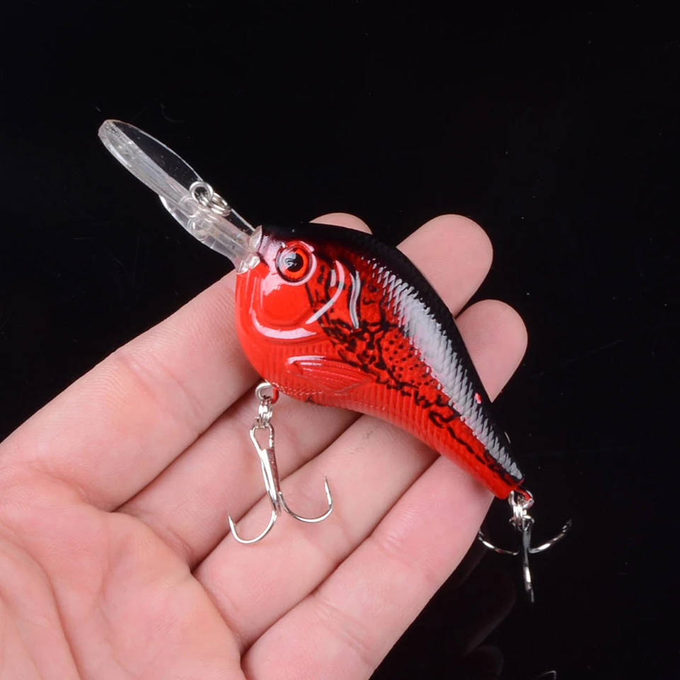 1pcs Crank Richiamo di Pesca Artificiale Dura Esche 9.5cm/10.8g Crankbait Jerkbait Pesca Wobbler Affrontare Buona Treble ganci Tackle