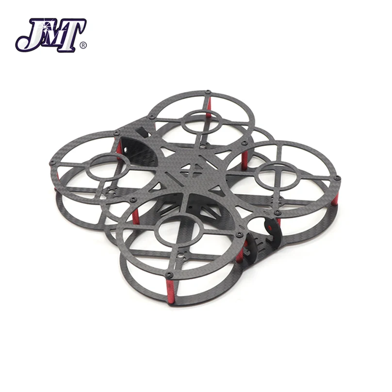 Jmt 135mm/200mm wheelbase fpv quadro kit com anel de proteção mini quadcopter rack fibra carbono cf para diy fpv racing drone